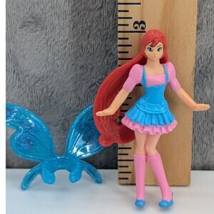 Winx club 2013 Bloom Fairy 3.25" McDonald's Action Figure removable wings